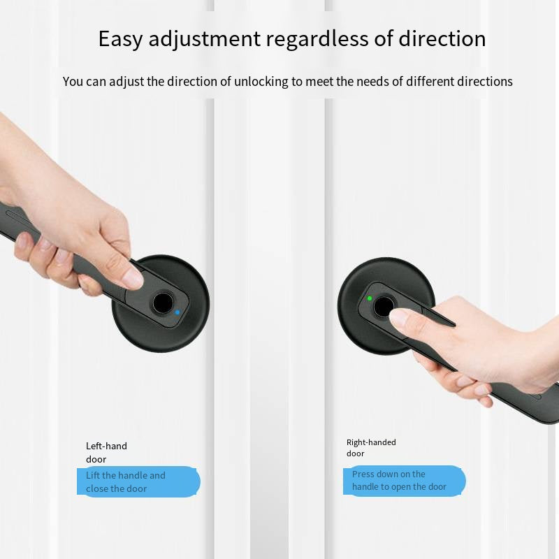 Cerradura Inteligente con Huella Digital para Puertas de Dormitorio y Oficina